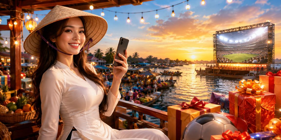 Người chơi thư giãn tại Mekong